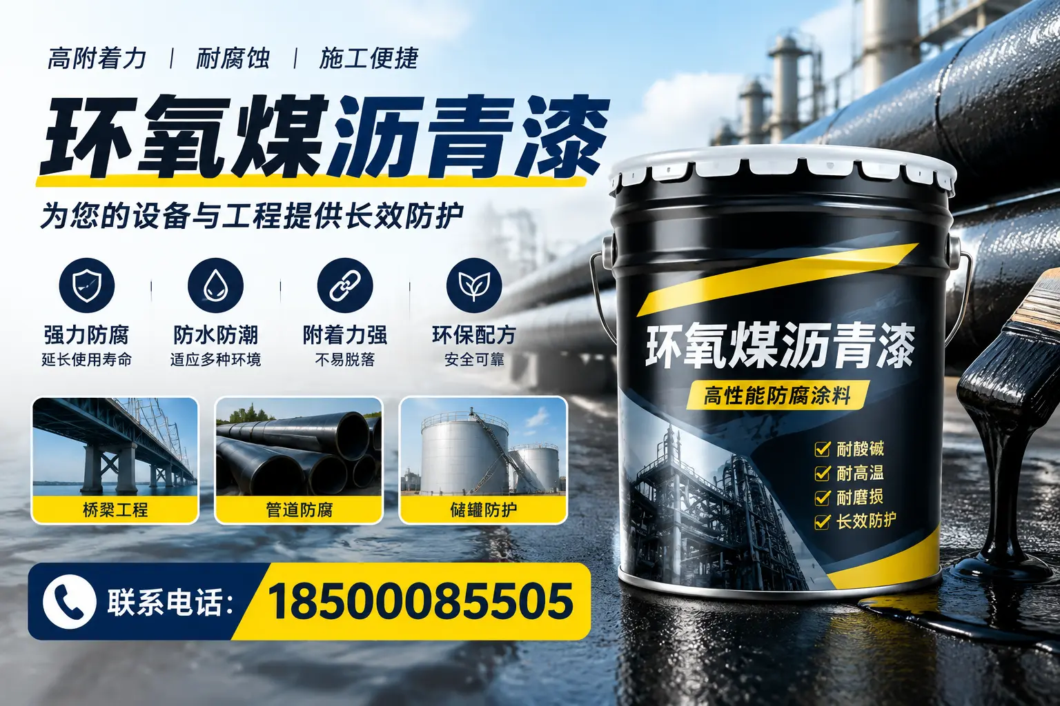 环氧煤沥青漆与其他涂料的对比分析,助力伊犁企业决策